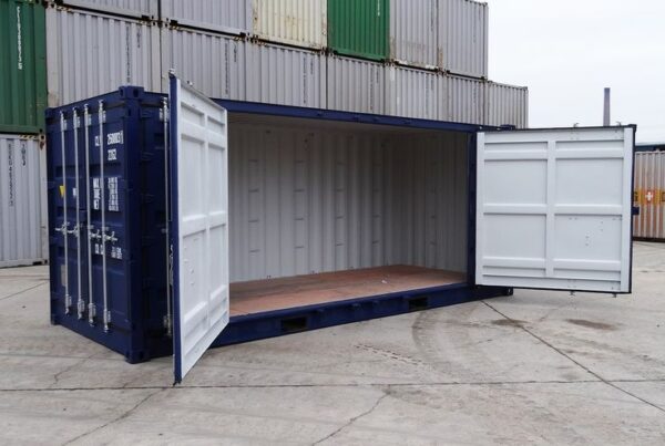 open side storage container