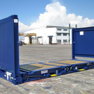 40 foot flat rack shipping container