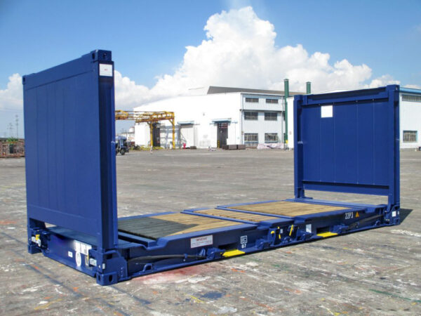 40 foot flat rack shipping container